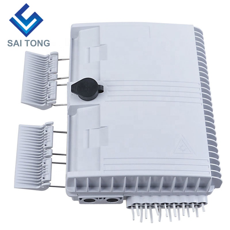 Cixi made16 core scatola di terminazione sc/upc scatola di distribuzione FTTH 16 core pressacavo in gomma impermeabile Gpon onu scatola di giunzione in fibra