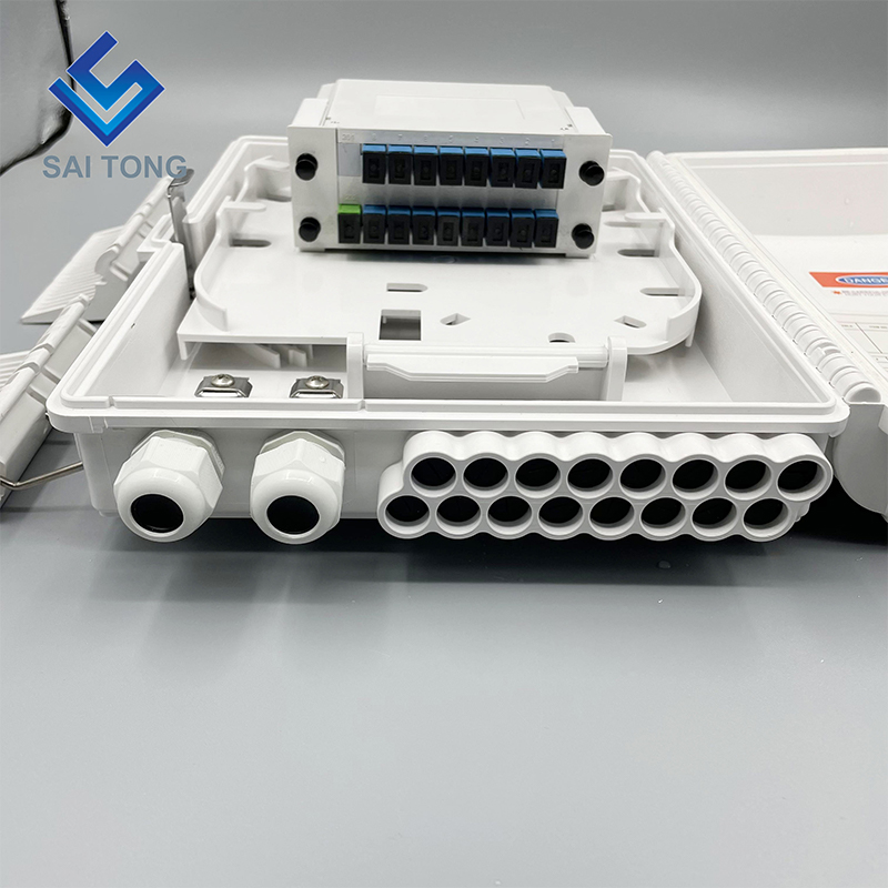 Prezzo di fabbrica ODB 16 core scatola di terminazione in fibra ottica ftth 16 porte ftth splitter scatola di distribuzione in fibra ottica d'acciaio all'aperto