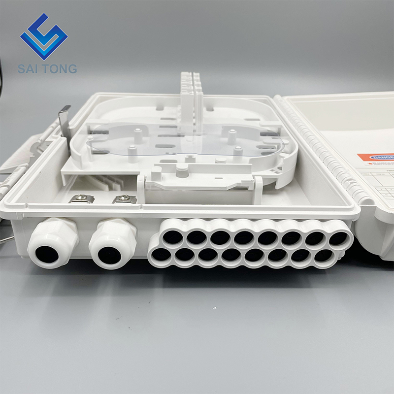 ODB NAP 16 core scatola terminale in fibra ottica 16 porte scatola di distribuzione in fibra ottica ftth scatola FTTH montata a parete esterna con adattatore