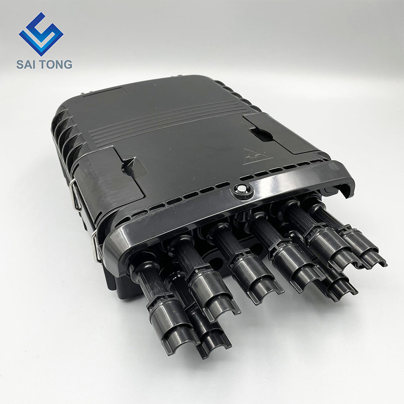 Sud America FTTH 2/8 Porta Fibra Optica Cajas Terminale Fibra Impermeabile IP68 Scatola di Distribuzione Nuovo giunto con flangia huawei