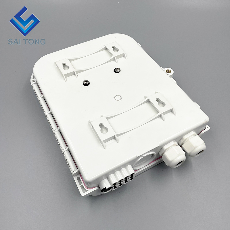 China Factory 48 core ftth box plc splitter 4 vassoio scatola di distribuzione ottica 2 in 8 porte NAP per apparecchiature in fibra ottica