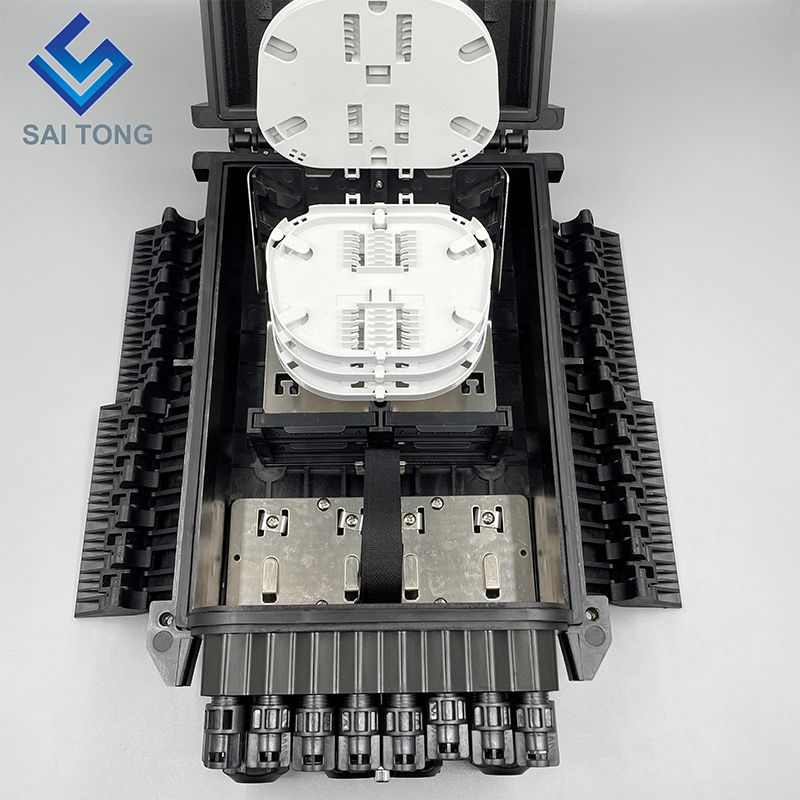 Saitong FTTH Outdoor Waterproof IP65 16 core box distribuzione Terminale in fibra ottica 4 in 16 out con nuovo prodotto 1 acquirente