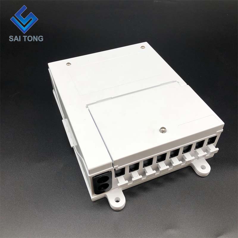 Cixi Saitong FTTH 8 Core scatola morsettiera in fibra ottica per interni ed esterni 8 porte Mini montaggio a parete Nuovo prodotto con stile ucraino