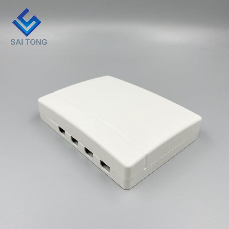 Fornire una mini scatola di terminazione in fibra ottica FTTH a 4 core di buona qualità / 4 porte Desktop Small ftth Box / Mini attrezzatura in fibra ottica