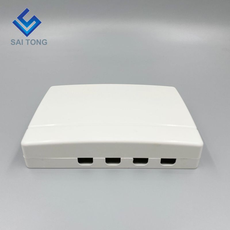 Fornire una mini scatola di terminazione in fibra ottica FTTH a 4 core di buona qualità / 4 porte Desktop Small ftth Box / Mini attrezzatura in fibra ottica