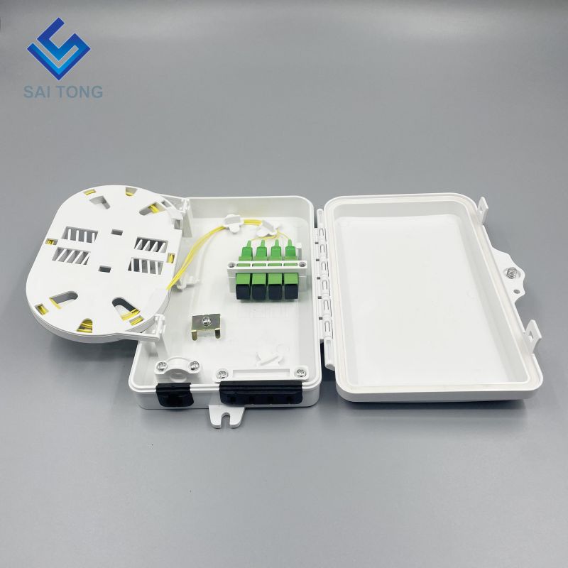 Fornitura IP65 1 ingresso 4 uscite ST-F311 FTTH Mini 6 core Fibra ottica Terminazione telaio FDB Box esterno