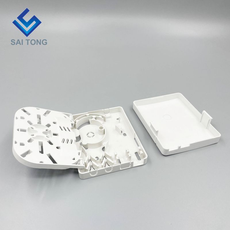 2 porte core a parete Socket Panel Box 2 porte Mini FTTH pannello frontale in fibra ottica scatola terminale per adattatore Earless