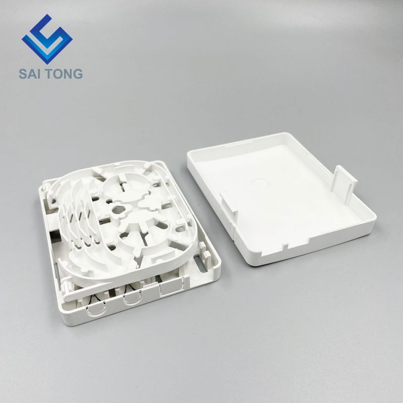 2 porte core a parete Socket Panel Box 2 porte Mini FTTH pannello frontale in fibra ottica scatola terminale per adattatore Earless