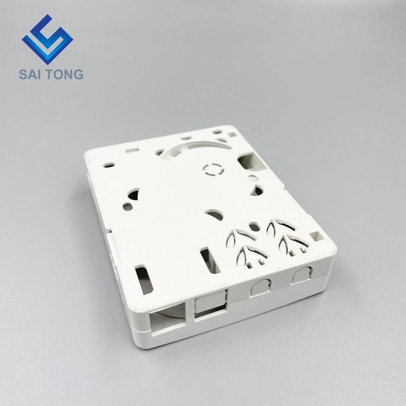 2 porte core a parete Socket Panel Box 2 porte Mini FTTH pannello frontale in fibra ottica scatola terminale per adattatore Earless