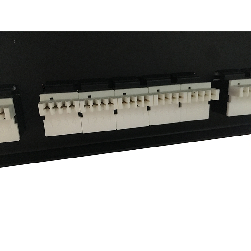 2U 19 '' 50 Porte RJ11 Krone Giacche, staffa in acciaio Cat3 Patch Panel Blank Unshielded utp Cat3 RJ11 Patch panel