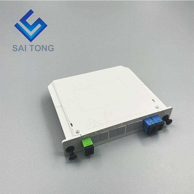 1:2 SC/UPC Card PLC in fibra ottica splitter card inserimento splitter impermeabile SC UPC LGX box tipo di splitter a cassetta