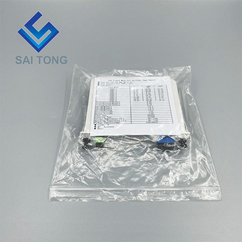 1:2 SC/UPC Card PLC in fibra ottica splitter card inserimento splitter impermeabile SC UPC LGX box tipo di splitter a cassetta