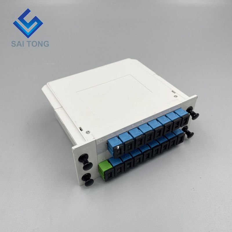 Tipo di scatola SC/UPC 1x16 LC LGX ottico 1:16 Cassette Module PLC Fibra ottica Splitter