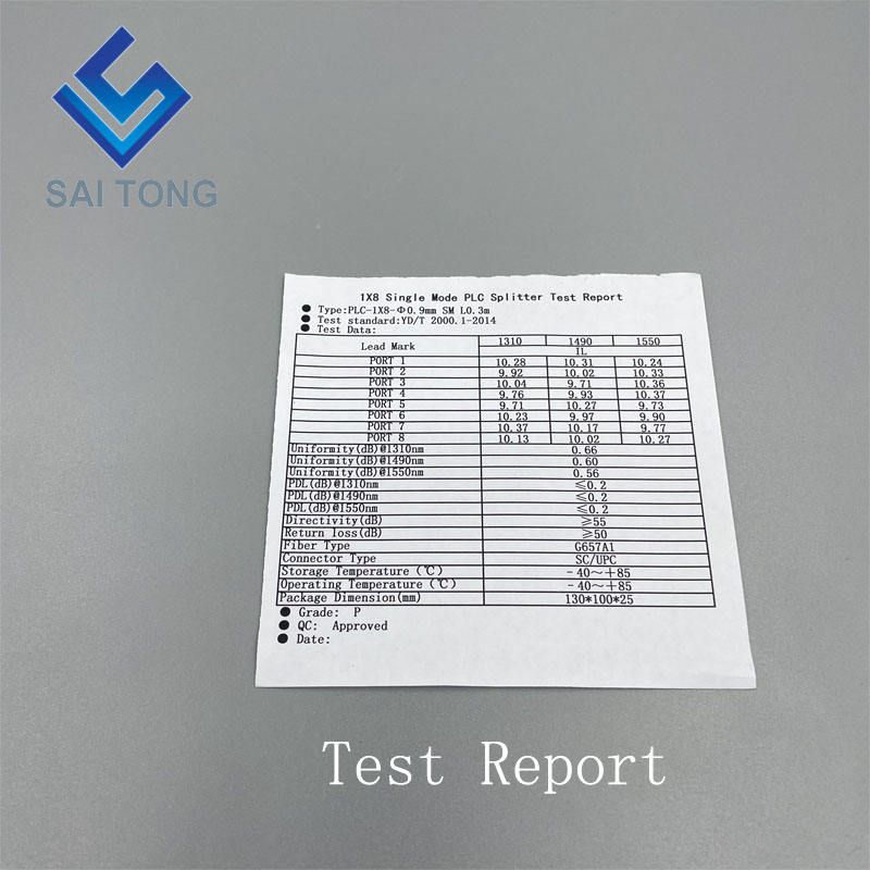 Tipo di scatola SC/UPC 1x16 LC LGX ottico 1:16 Cassette Module PLC Fibra ottica Splitter