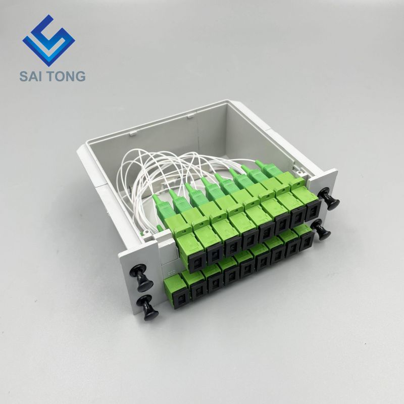 Tipo di scatola SC/APC 1x16 LC LGX ottico 1:16 Cassette Module PLC Fibra ottica Splitter