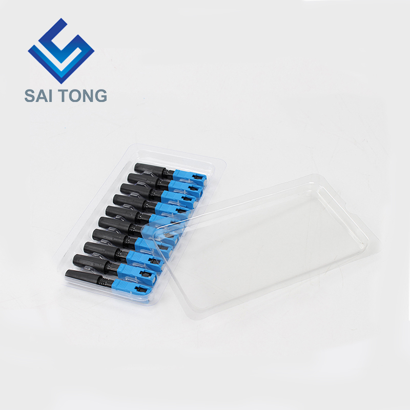 Saitong Supply Connettore rapido per apparecchiature di comunicazione sc / upc ftth Connettore rapido per fibra ottica