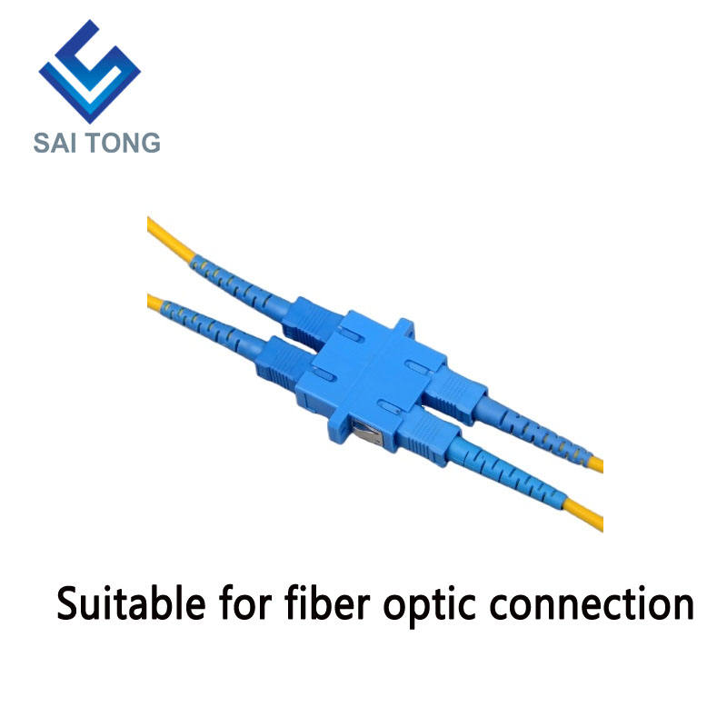 2022 SC-SC PC UPC SM Connettore in fibra ottica duplex Prezzo economico Adattatore in fibra SC / UPC per test su fibra