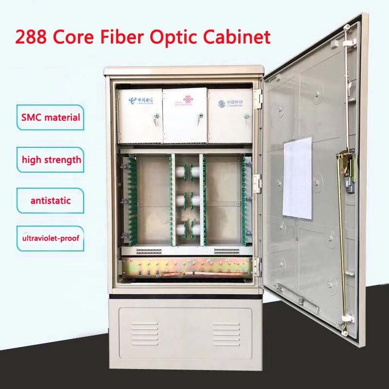 SaiTong FTTH Splice 288 Armadio SMC in fibra ottica con nucleo impermeabile IP55 armadio in fibra smc Supporto per Standard o Personalizzato