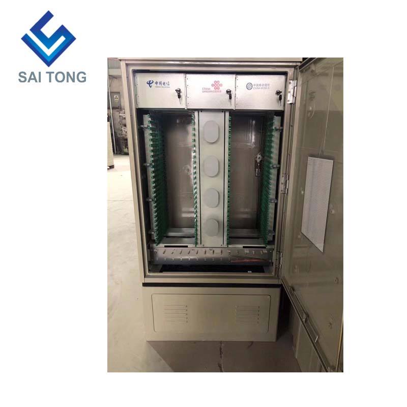 SaiTong FTTH Splice 288 Armadio SMC in fibra ottica con nucleo impermeabile IP55 armadio in fibra smc Supporto per Standard o Personalizzato