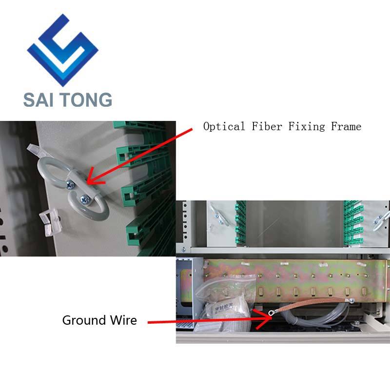 Saitong FTTH 96 nucleo fibra ottica ftth armadio di distribuzione hub SMC fibra ottica distribuzione cross connection armadio ODF DDF