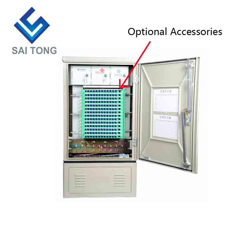 Armadio di distribuzione ottica SaiTong FTTH 144 con nucleo esterno impermeabile IP55 Armadio in fibra ottica con nucleo 144 ODF ODB