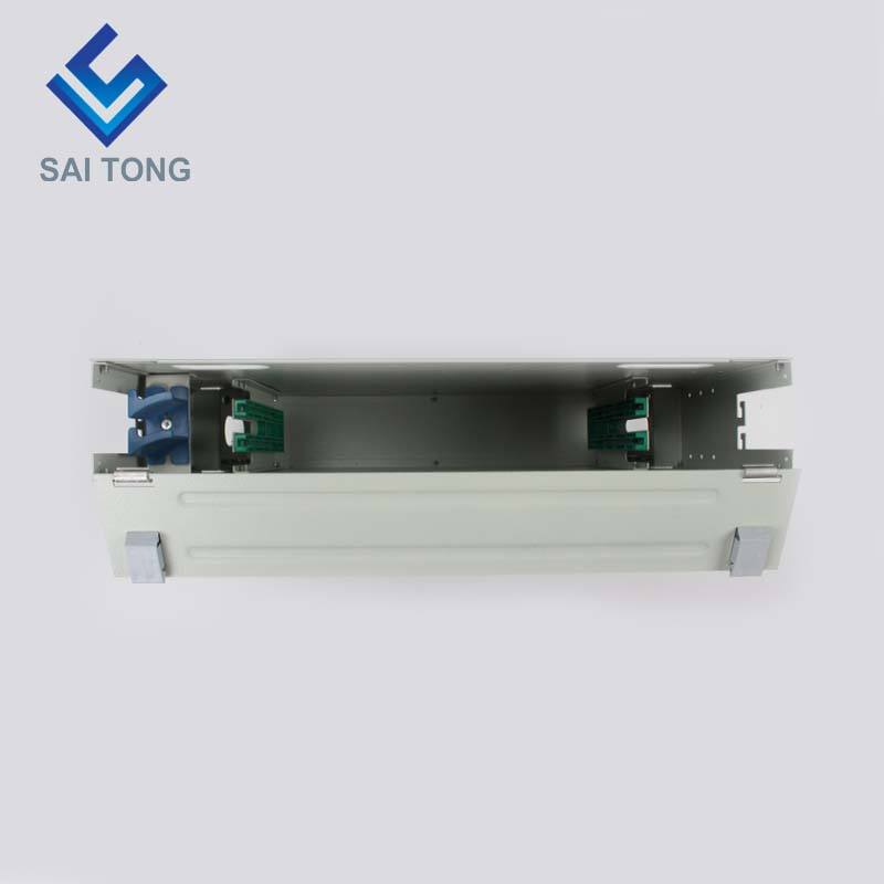 SaiTong FTTH 19 pollici Montaggio su rack Armadio a 24 porte SC/FC ODF 2 U Telaio di distribuzione in fibra ottica a 24 core Carico completo opzionale